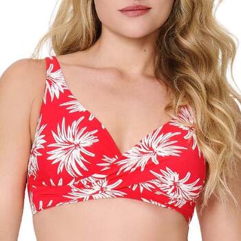 LingaDore Strand Fresh Flowers Rot Gemoldefer Bikini BH