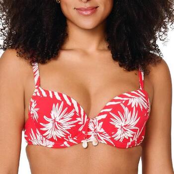 LingaDore Strand Fresh Flowers Rot Gemoldefer Bikini BH