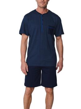 Pastunette Heren Navy-Blau Shortama