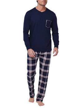 Pastunette Heren Navy-Blau Pyjama
