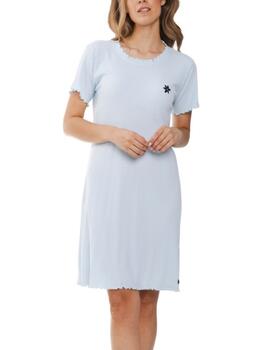 Rebelle Dames Blau Nachtkleid