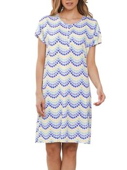 Rebelle Dames Violett Nachtkleid