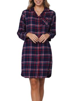 Rebelle Dames Navy-Blau Nachtkleid