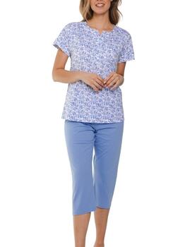Pastunette Dames Blau Pyjama