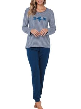 Pastunette Dames Navy-Blau Pyjama