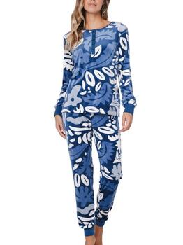 Pastunette Dames Navy-Blau Pyjama