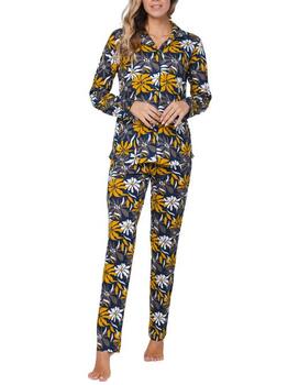 Pastunette Dames Navy-Blau Pyjama