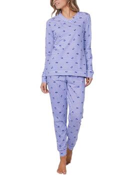 Rebelle Dames Violett Pyjama