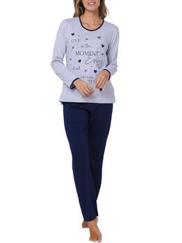 Rebelle Dames Navy-Blau Pyjama