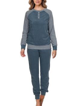 Pastunette Dames Navy-Blau Pyjama