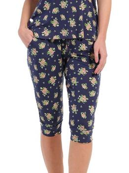 Pastunette Dames Navy-Blau Pyjamahose
