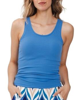 Pastunette Dames Blau Schlafshirt