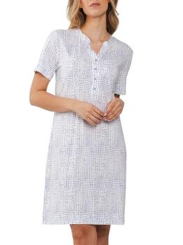 Pastunette Dames Blau Nachtkleid