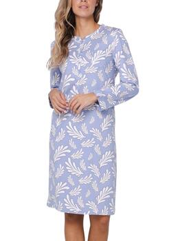 Pastunette Dames Blau Nachtkleid