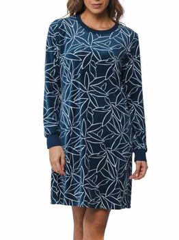 Pastunette Dames Navy-Blau Nachtkleid