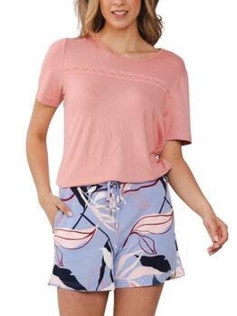 Pastunette Dames Pink Shortama