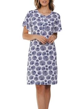 Pastunette Dames Blau Nachtkleid