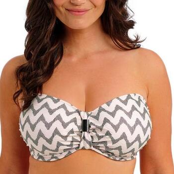 Fantasie schwimmen Vanuata Weiß/Schwarz Gemoldefer Bikini BH