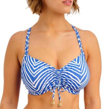Freya Swim Fiji Falls Blau/Weiß Unwattierter Bikini BH