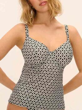 Freya Swim Koh Tao Schwarz/Weiß Gemoldefer Bikini BH