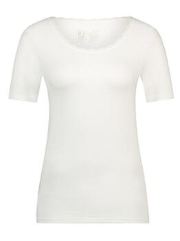 RJ Bodywear Thermo Pro Gebrochenes Weiß Frauen Thermo T-Shirt