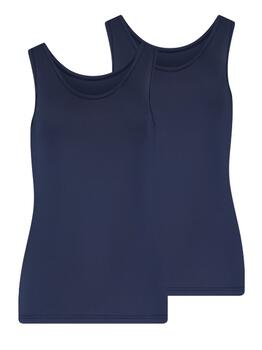 RJ Bodywear Pure Color Extra comfort Navy-Blau Damen Hemd