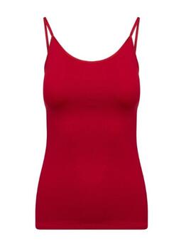 RJ Bodywear Pure Color Rot Spaghetti Top