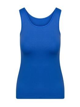 RJ Bodywear Pure Color Blau Damen Hemd