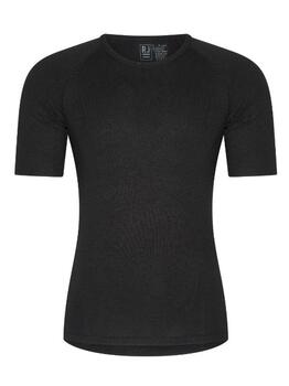 RJ Bodywear Männer Thermo Pro Schwarz Herren Thermo T-Shirt