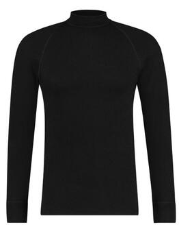 RJ Bodywear Männer Thermo Pro Schwarz Herren Thermo T-Shirt