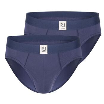 RJ Bodywear Männer Pure Color  Navy-Blau Sport Slip