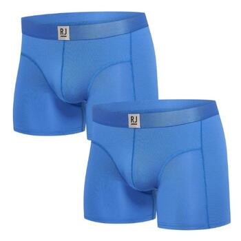 RJ Bodywear Männer Pure Color  Blau Sport Boxershort
