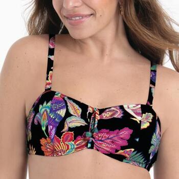 Rosa Faia Bademode Ella Schwarz/Print Gemoldefer Bikini BH