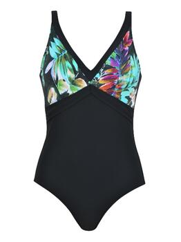 Naturana Badmode Dames Blau Badeanzüge