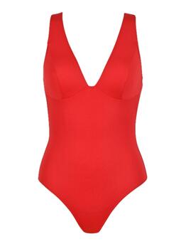 Naturana Badmode Dames Rot Badeanzüge