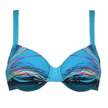 Naturana Badmode Dames Grün Unwattierter Bikini BH