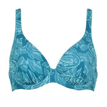 Naturana Badmode Dames Grün Unwattierter Bikini BH