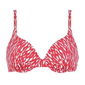 Naturana Badmode Dames Rot/Pink Gemoldefer Bikini BH
