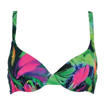 Naturana Badmode Dames Navy-Blau/Pink Gemoldefer Bikini BH