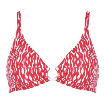 Naturana Badmode Dames Rot/Pink Gemoldefer Bikini BH