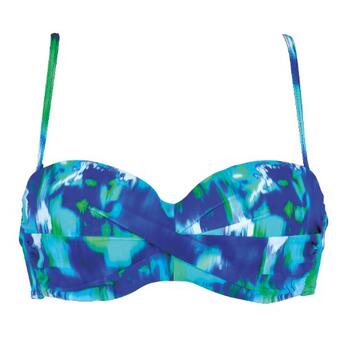 Naturana Badmode Dames Rot/Pink Gemoldefer Bikini BH