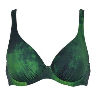 Naturana Badmode Dames Grün Unwattierter Bikini BH