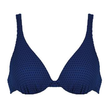 Naturana Badmode Dames Blau Gemoldefer Bikini BH