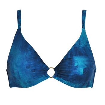 Naturana Badmode Dames Petrol Gemoldefer Bikini BH