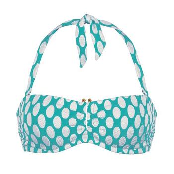 Naturana Badmode Dames Grün Gemoldefer Bikini BH