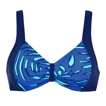 Naturana Badmode Dames Navy-Blau Gemoldefer Bikini BH