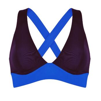 Naturana Badmode  Schwarz Gemoldefer Bikini BH