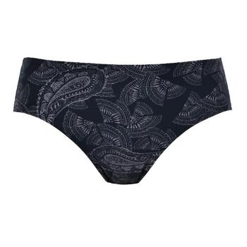 Naturana Badmode Dames Schwarz/Braun Bikini Slip