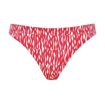 Naturana Badmode Dames Rot/Pink Bikini Slip