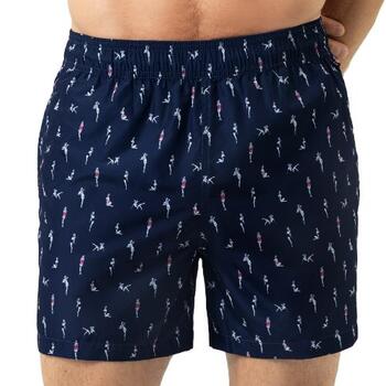Mey Heren Swimwear Navy-Blau Badehose